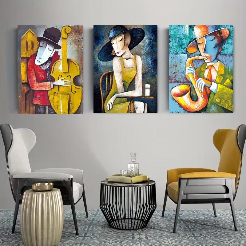 Abstract Picasso Artwork Man P - Picture Of Musical Instrument recension och pris