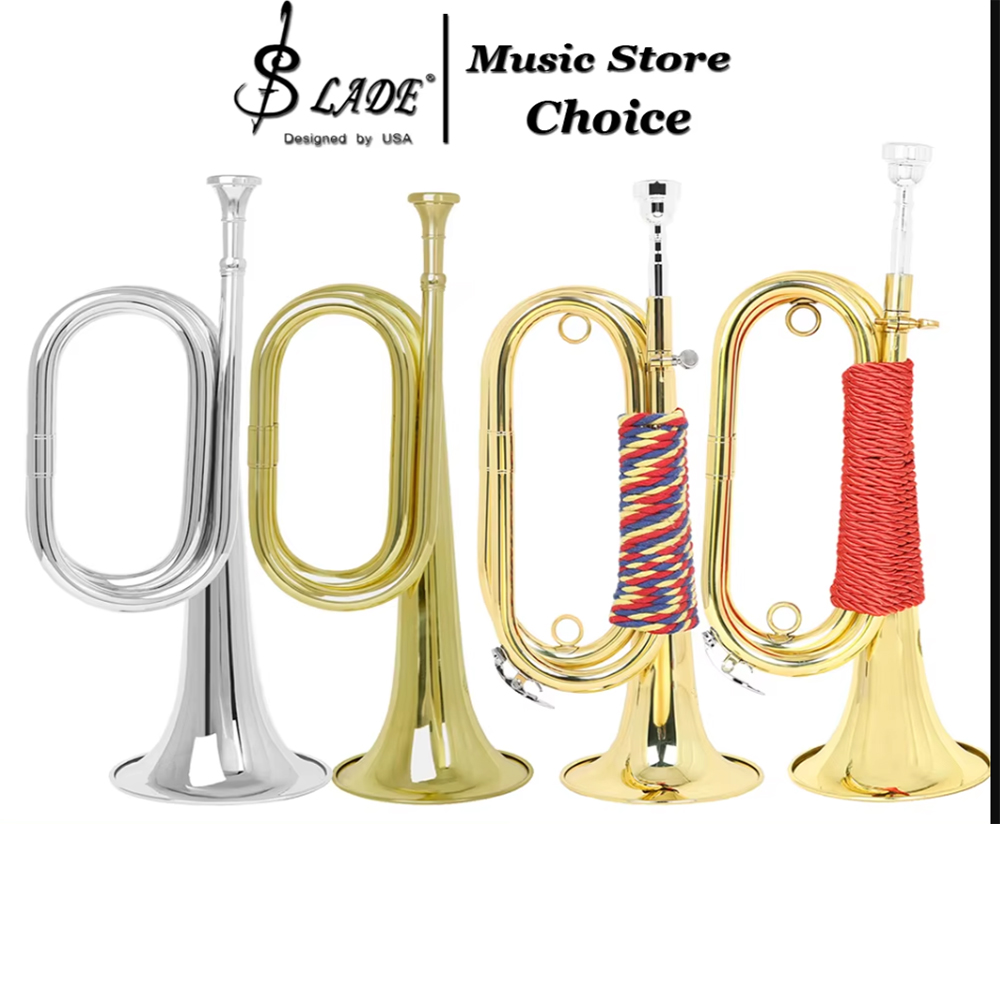 Bb Mini Bugle Trumpet Brass Go - Musical Instrument Bugle recension och pris