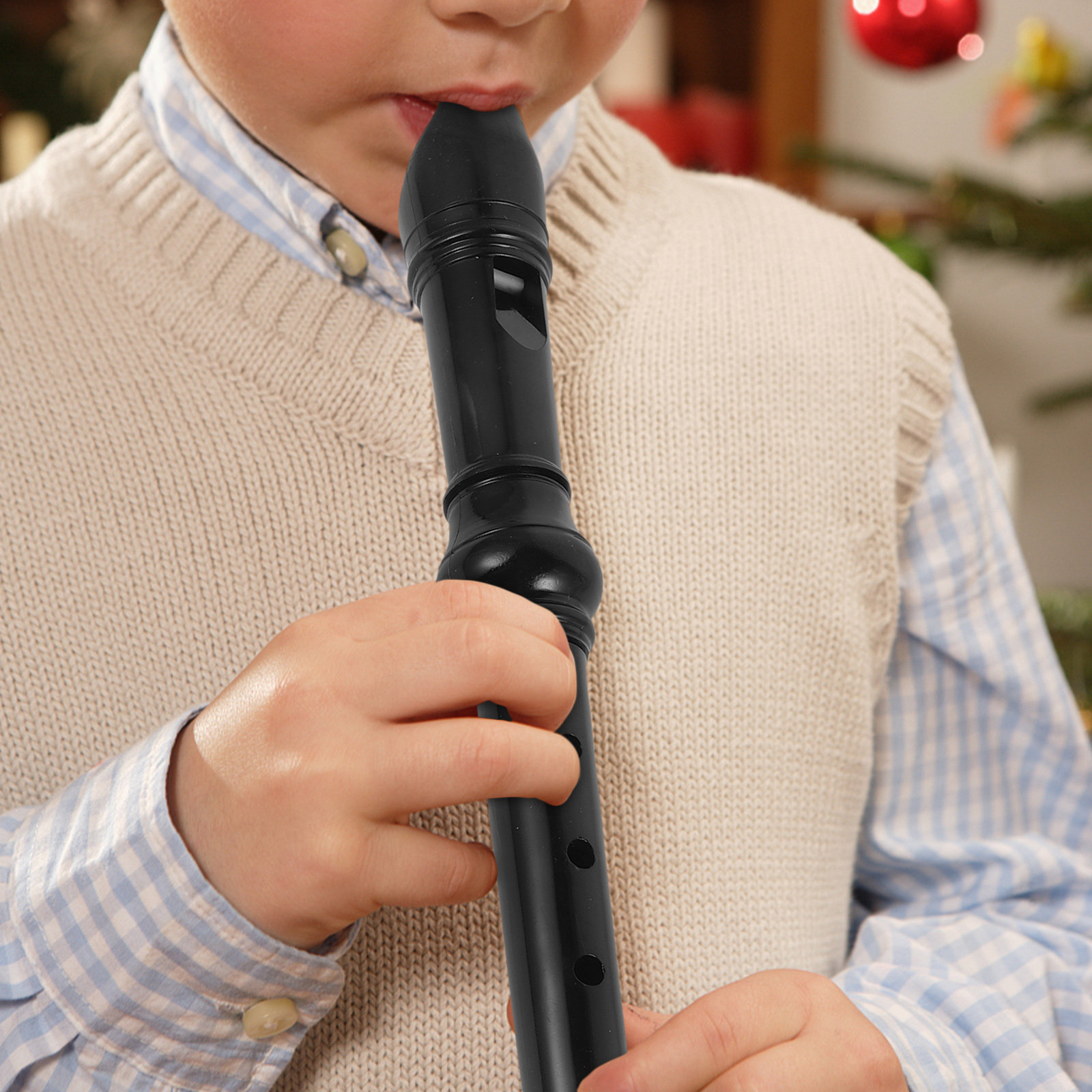 8 Hole Black Transparent Sopra - Soprano Recorder Plastic recension och pris